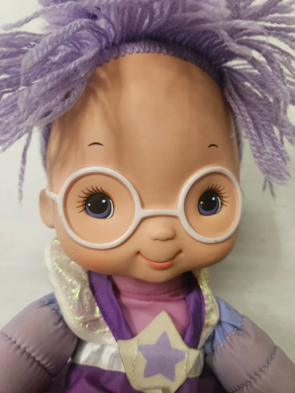 Vintage Rainbow Brite Shy Violet Large 18” Plush Doll Hallmark Mattel 1983 VTG